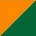 HV Orange - Bottle Green